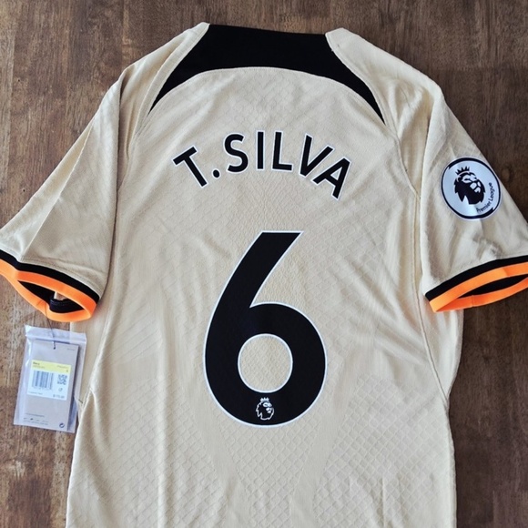 2022/23 Nike Chelsea FC #6 T.SILVA Third AUTHENTIC Soccer Jersey DN2705-253 SZ S